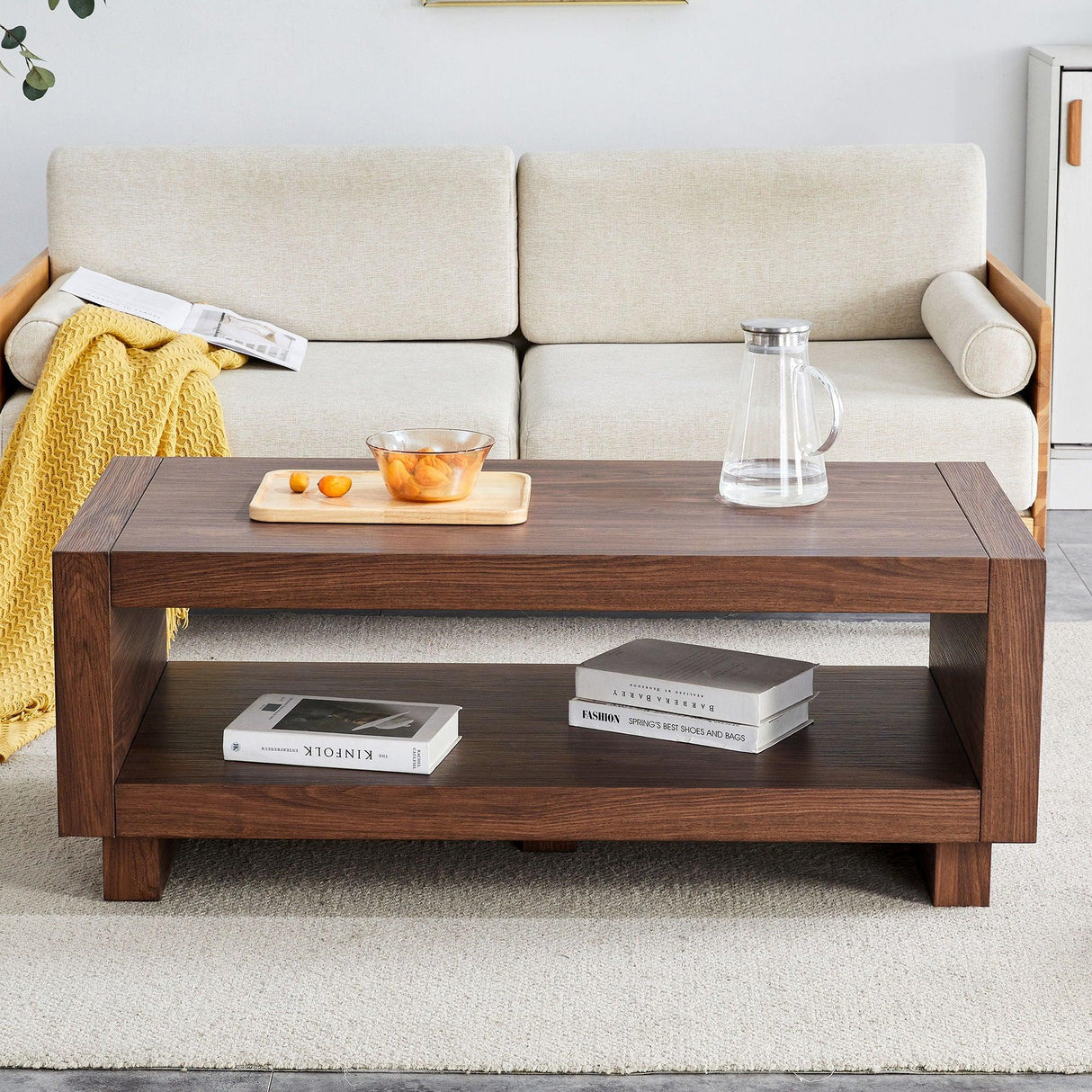 Modern Minimalist Rectangular Coffee Table - Furniture Home Direct
