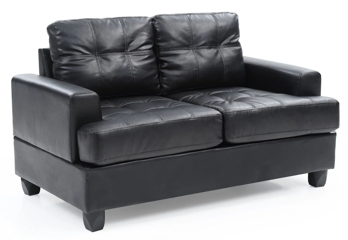 Stylish Transitional Loveseat For Two - Furniture Home Direct