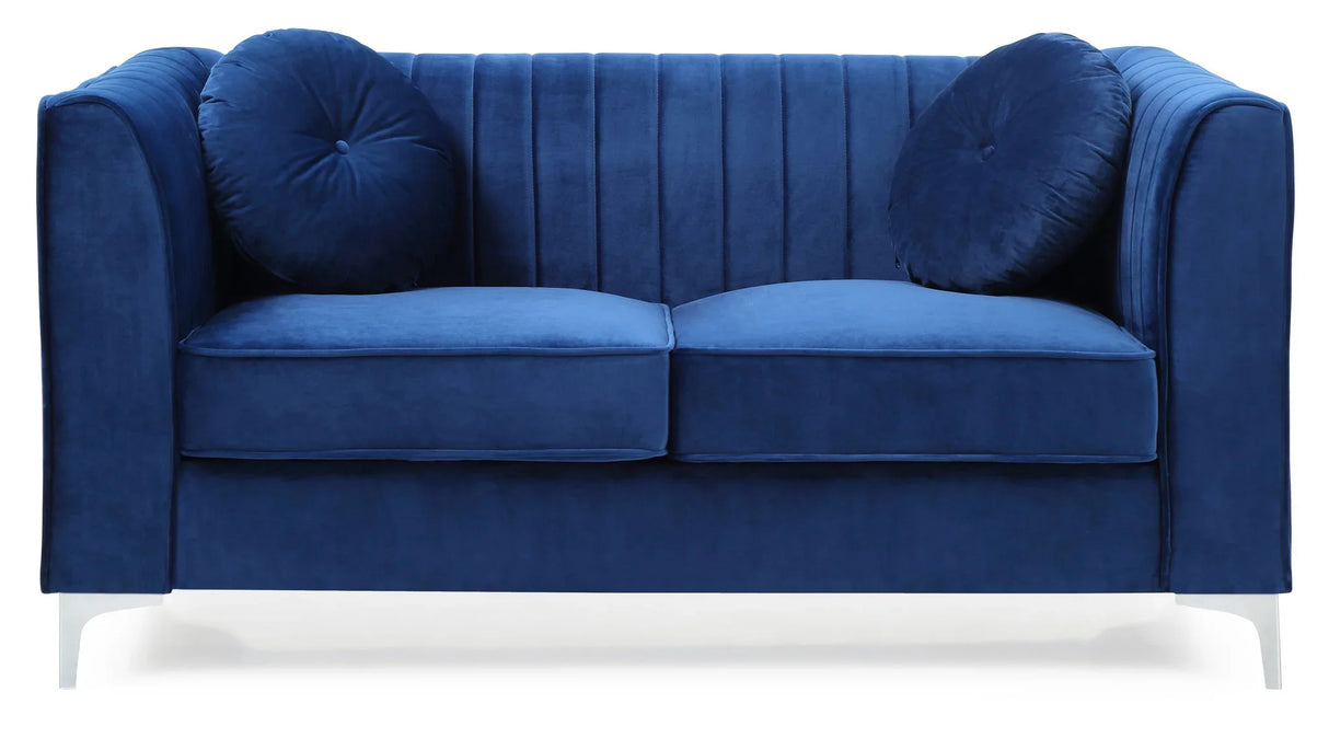 Delray - Micro Suede Loveseat - Furniture Home Direct