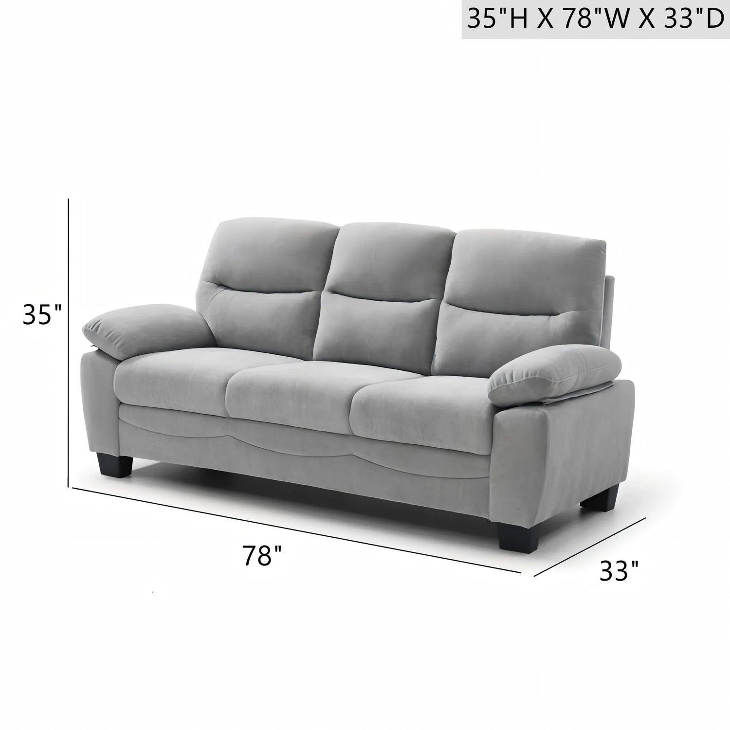 Summerton - Sofa With Pillow Top Arms - Furniture Home Direct