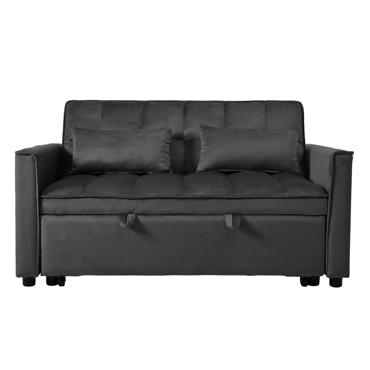 3 In 1 Pull Out Couch Convertible Sofa Bed With Reclining Backrest - Furniture Home Direct
