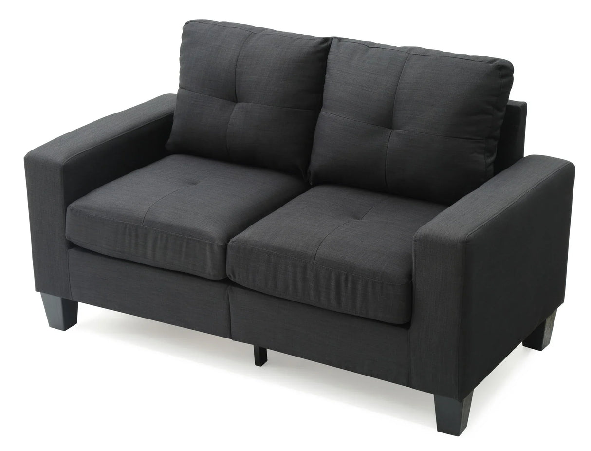 Track Arm Loveseat For Cozy Spaces - Furniture Home Direct
