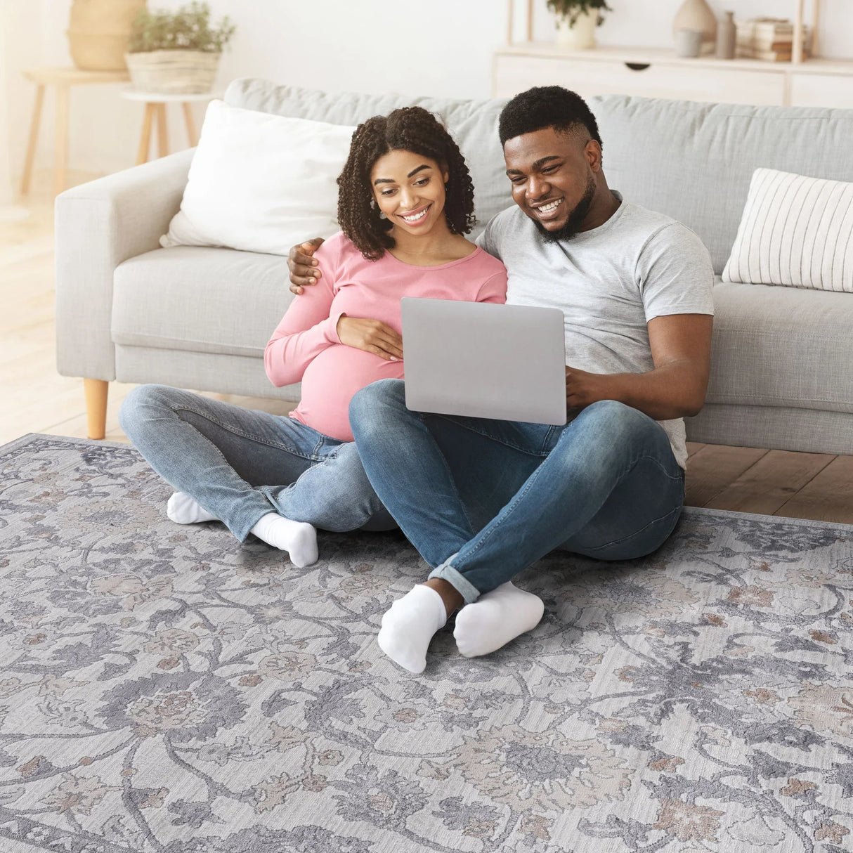 Marfi - Trendy Oriental Area Rug - Furniture Home Direct