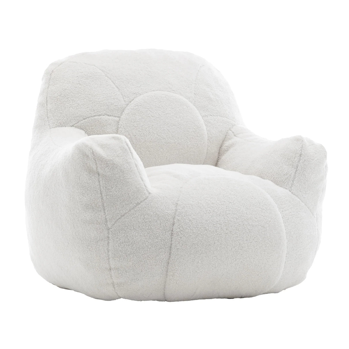 Comfy Bean Bag Chair With Filler, Fluffy And Cozy Seating - Furniture Home Direct