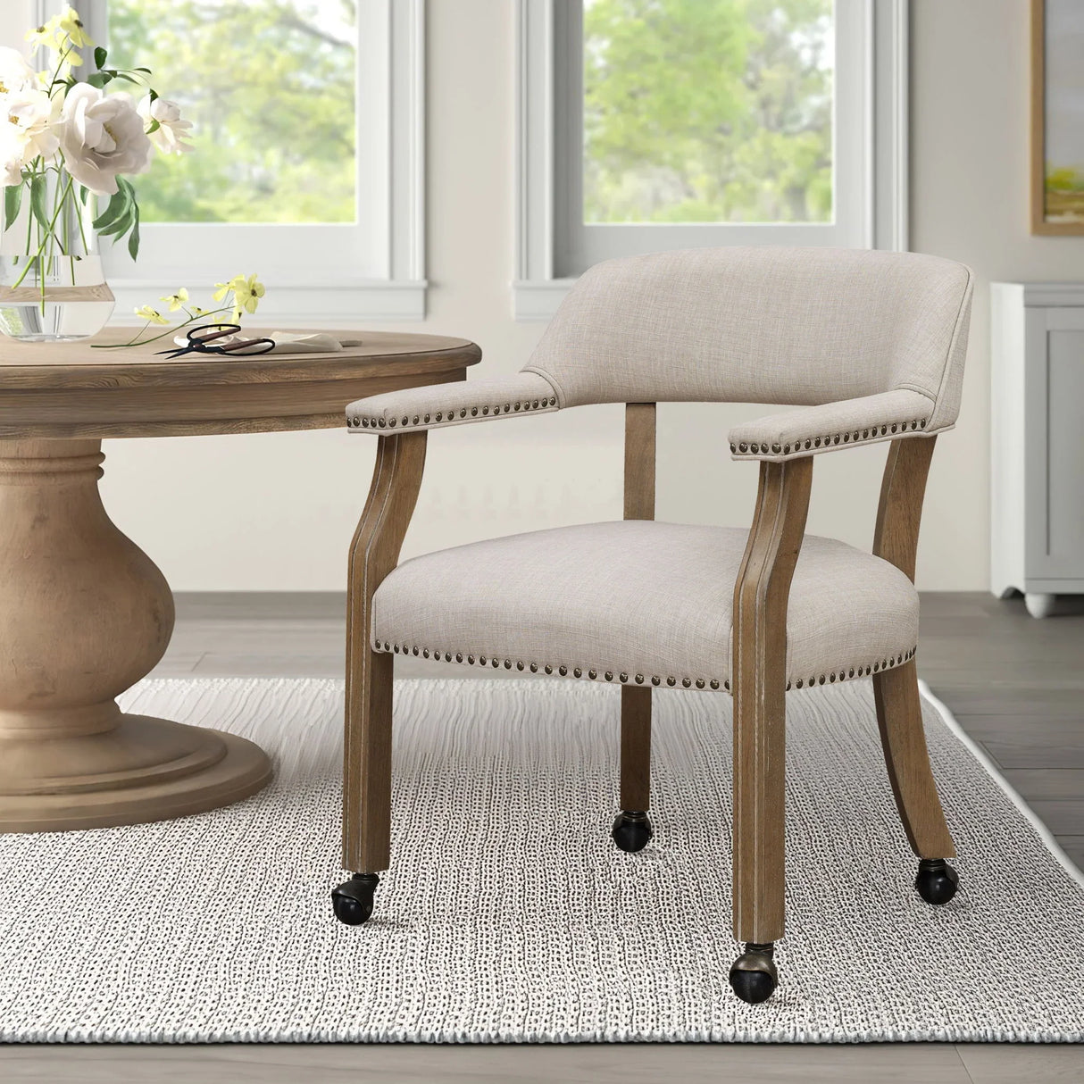 Monroe - Dining And Game Chair - Beige - Furniture Home Direct