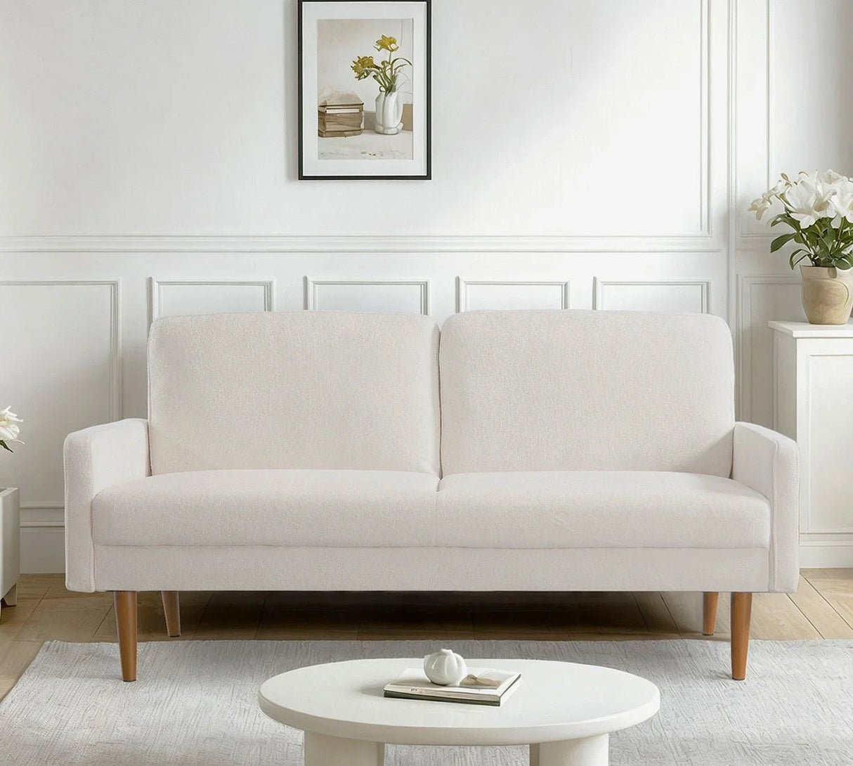 Sofa, European Style With Sleek Design, Modern & Vintage Flair, Upholstered 3 Seater Couch - Furniture Home Direct