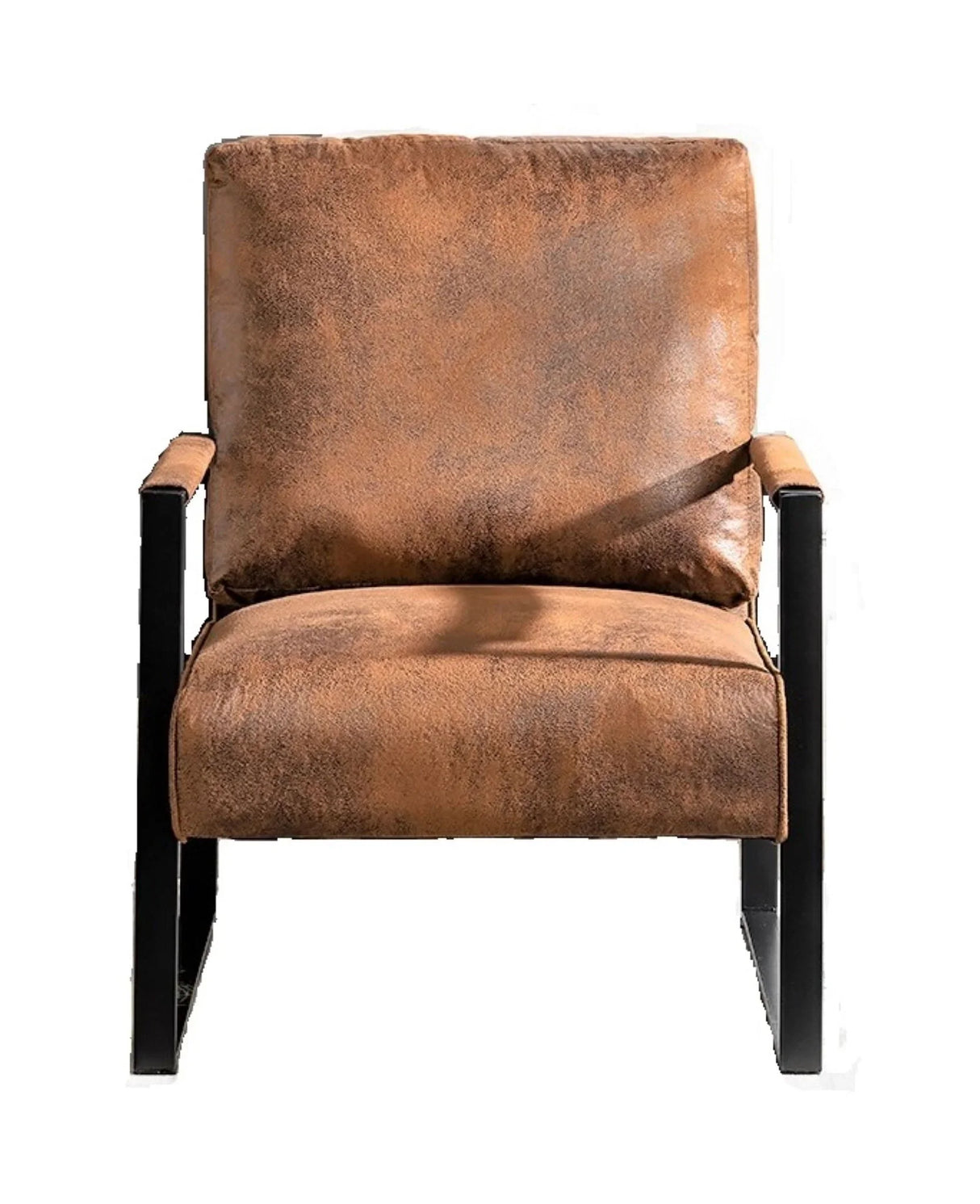 Classic Mid Century Modern Accent Chair With Durable Square Metal Frame, Armchair - Furniture Home Direct