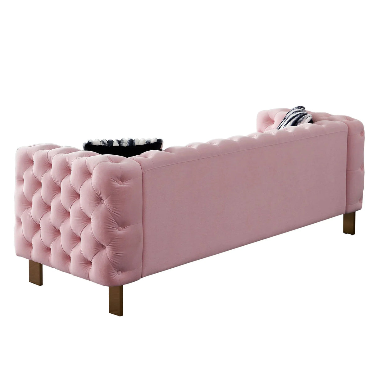 Chesterfield - Modern Tufted Velvet Living Room Sofa, 84.25''W Couch - Furniture Home Direct