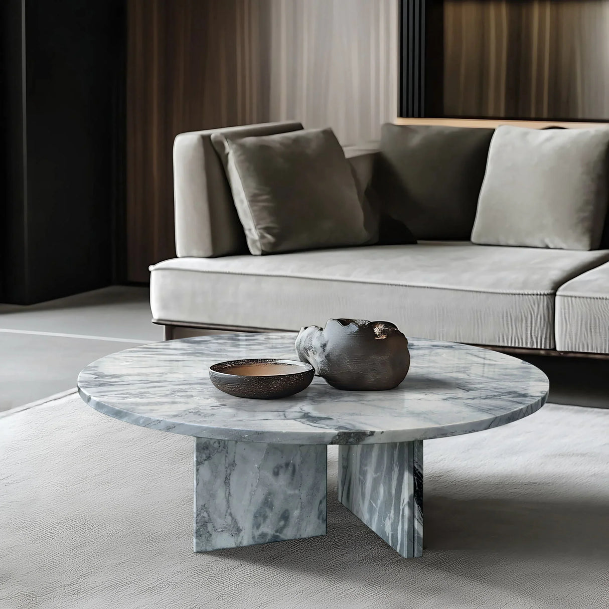 Luxury Coffee Table With Unique Veining, Unique Stone Design - Furniture Home Direct