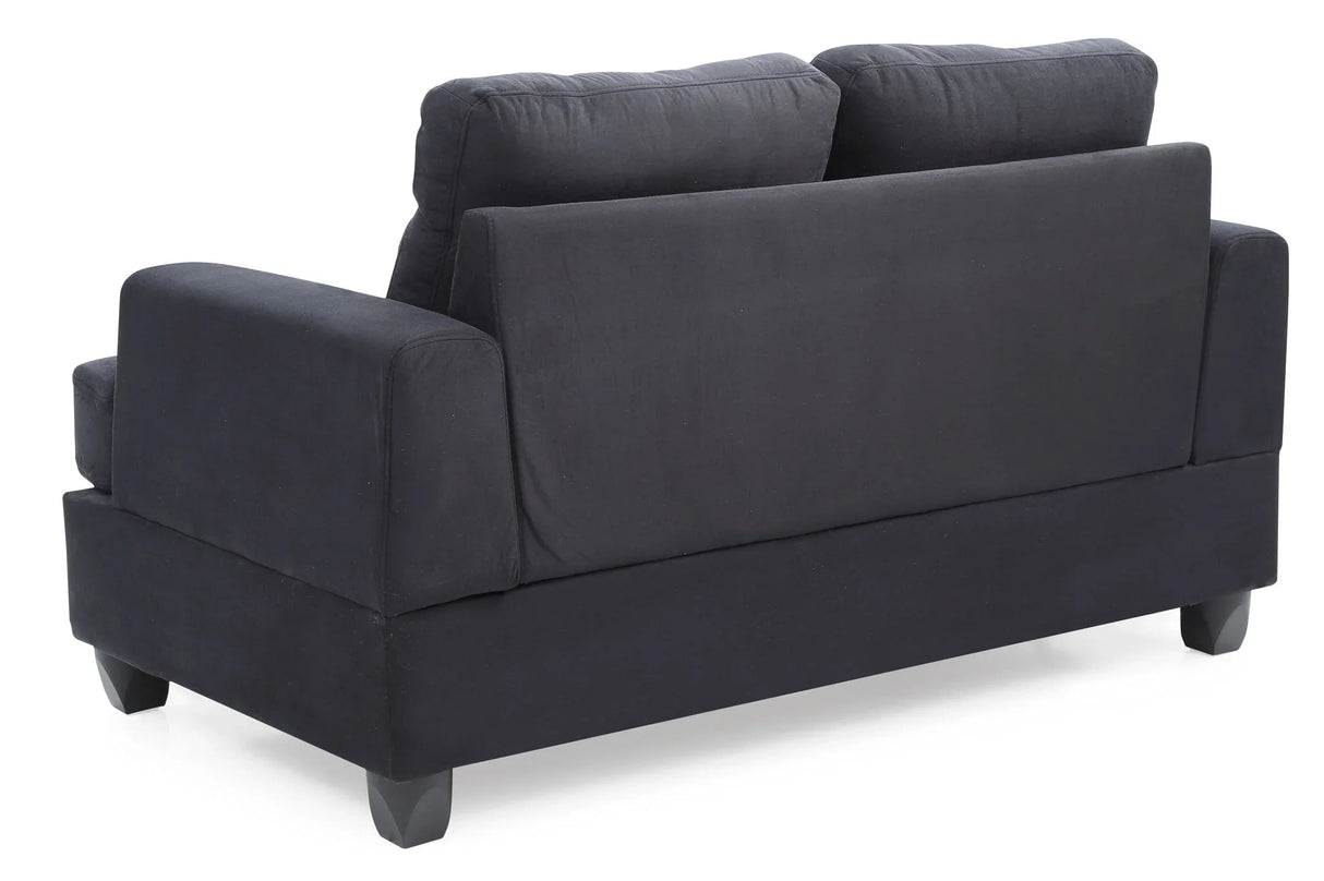 Stylish Transitional Loveseat For Two - Furniture Home Direct