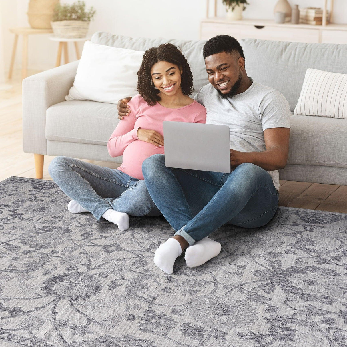 Marfi - Trendy Oriental Area Rug - Furniture Home Direct