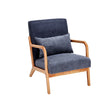 Accent Arm Chair With Pillow Upholstered - Furniture Home Direct
