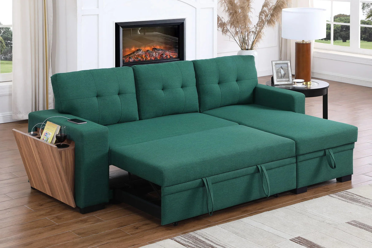 3 Piece Upholstered Sectional - Furniture Home Direct