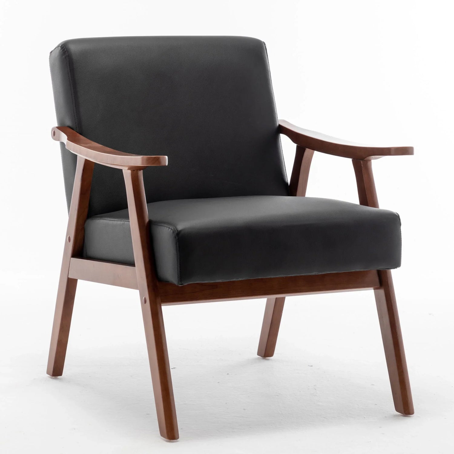 Accent Chair, Classic Mid Century Modern For Extra Seating - Furniture Home Direct