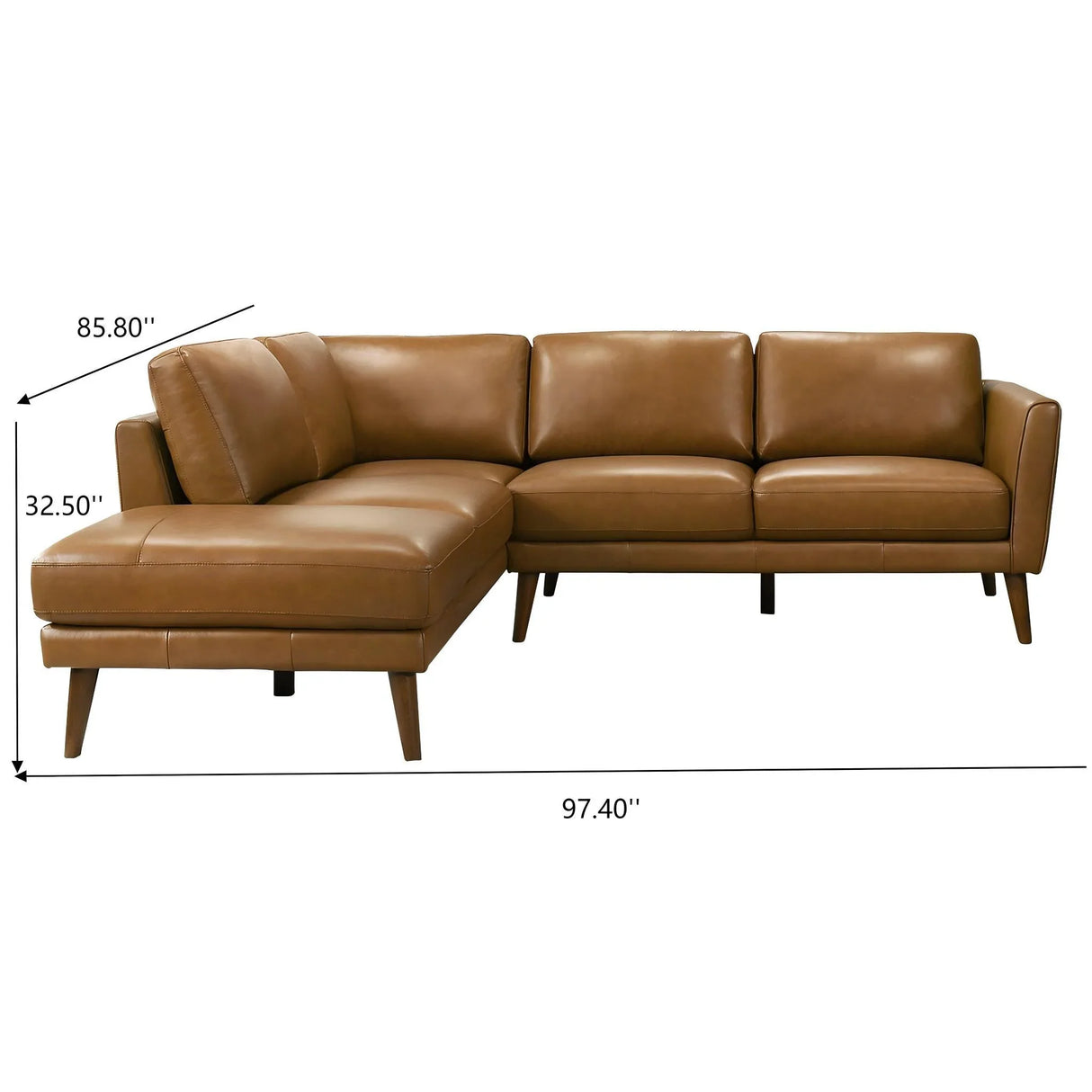 Benson - Sectional Sofa With Chaise - Furniture Home Direct