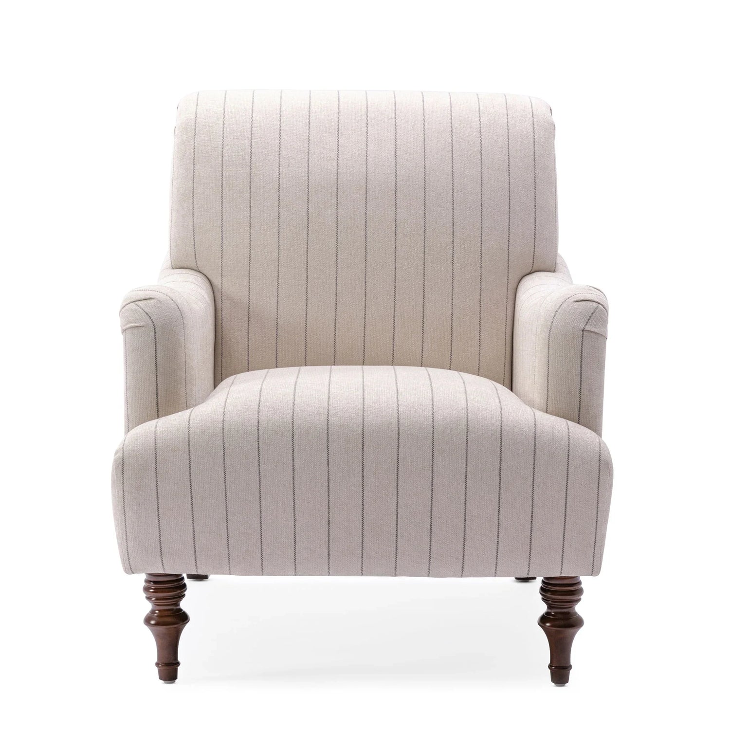 Sylvia - Striped Arm Chair - Natural - Furniture Home Direct
