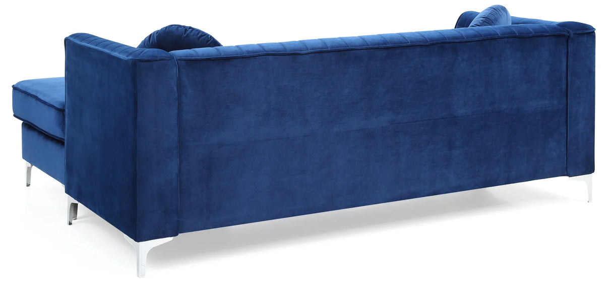 Delray - Micro Suede Sofa Chaise - Furniture Home Direct