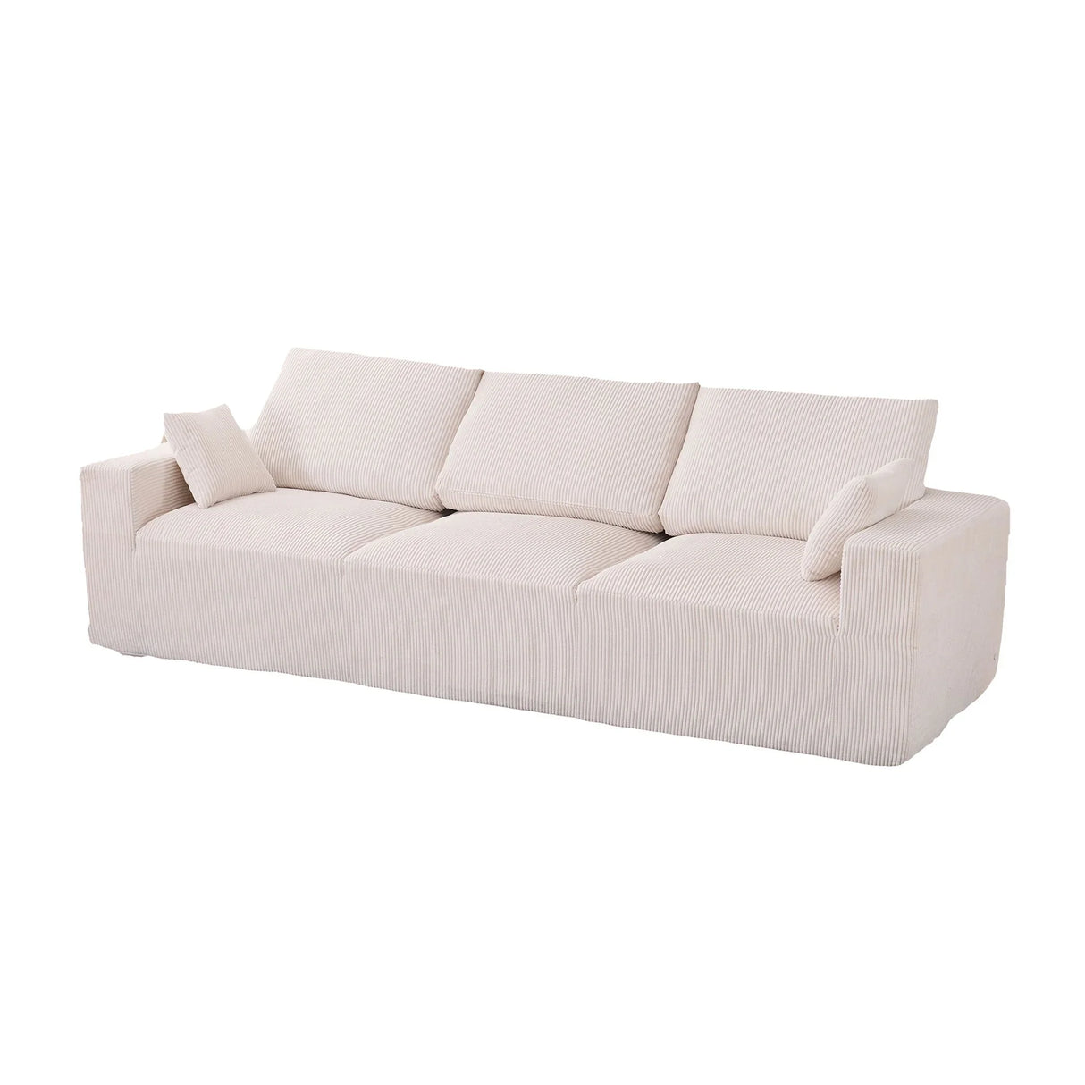 Modular Sectional Sofa With Extra Wide Cushion, USB / Type C Charger, Petal Armrest - Furniture Home Direct
