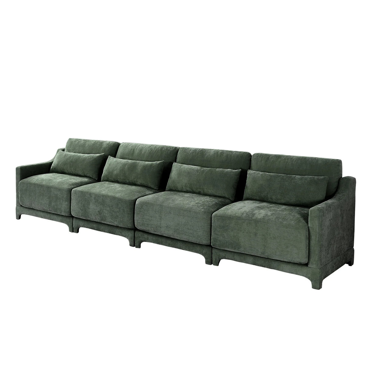 Elegant Sofa With Ergonomic Design And Lumbar Pillows - Furniture Home Direct