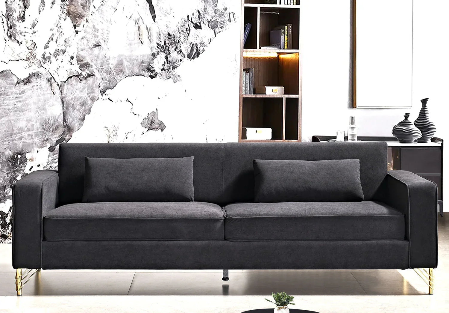 Aesthetic 3 Seater Couch With Classic Modern Appeal And Luxurious Soft Comfort - Furniture Home Direct