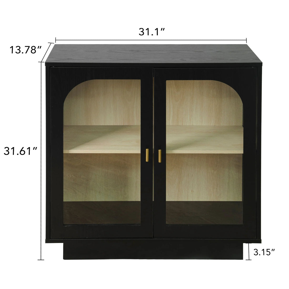Storage Cabinet With Acrylic Door For Living Room - Furniture Home Direct