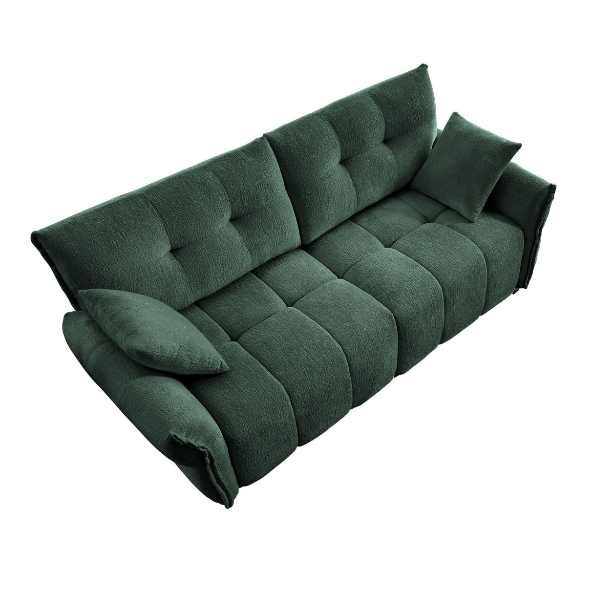 Modern Sofa & Pillows, Textured Cover, High Rebound Cushions - Furniture Home Direct