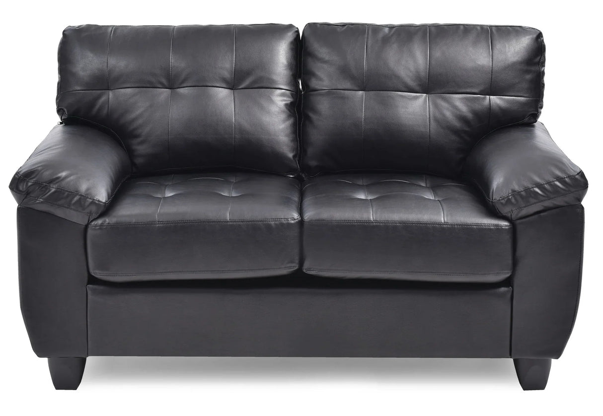 Stylish Loveseat With Padded Arms - Furniture Home Direct