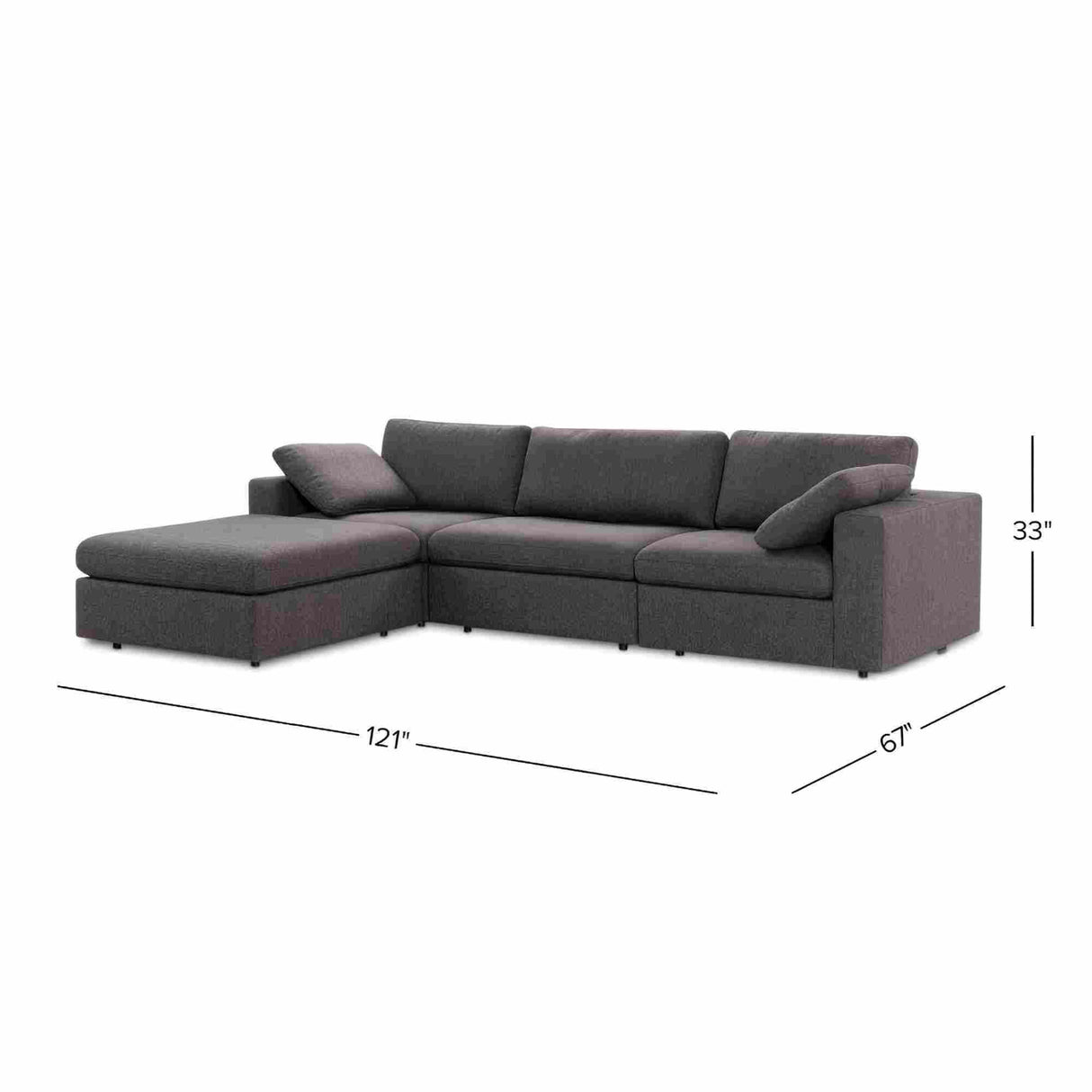 Cecilia - Modular Corner Sectional Modern Sofa - Furniture Home Direct