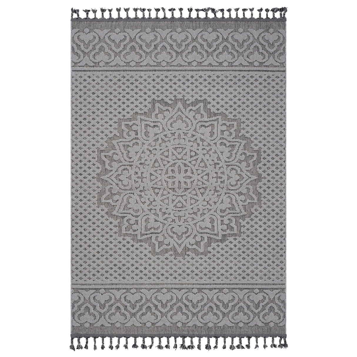 Guros - Medallion Indoor / Outdoor Area Rug - Furniture Home Direct