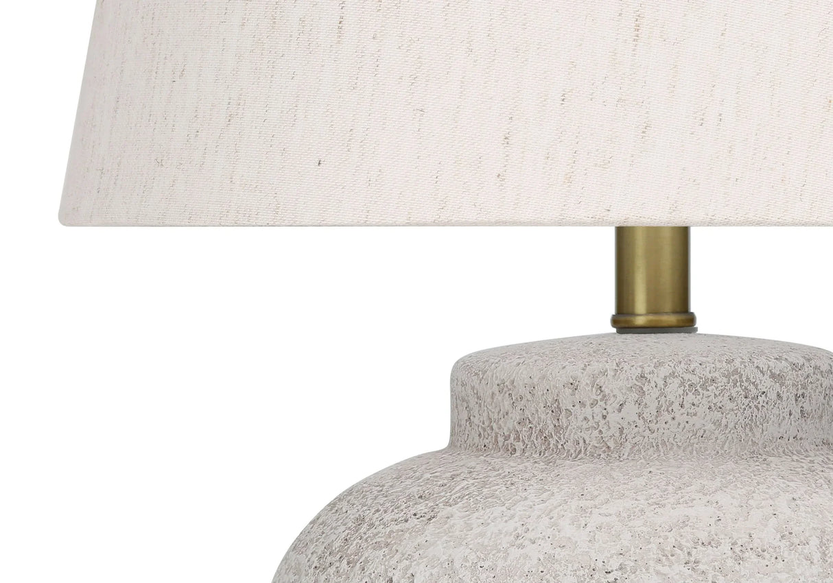 Lighting, Table Lamp, Concrete, Modern - Cream - Furniture Home Direct