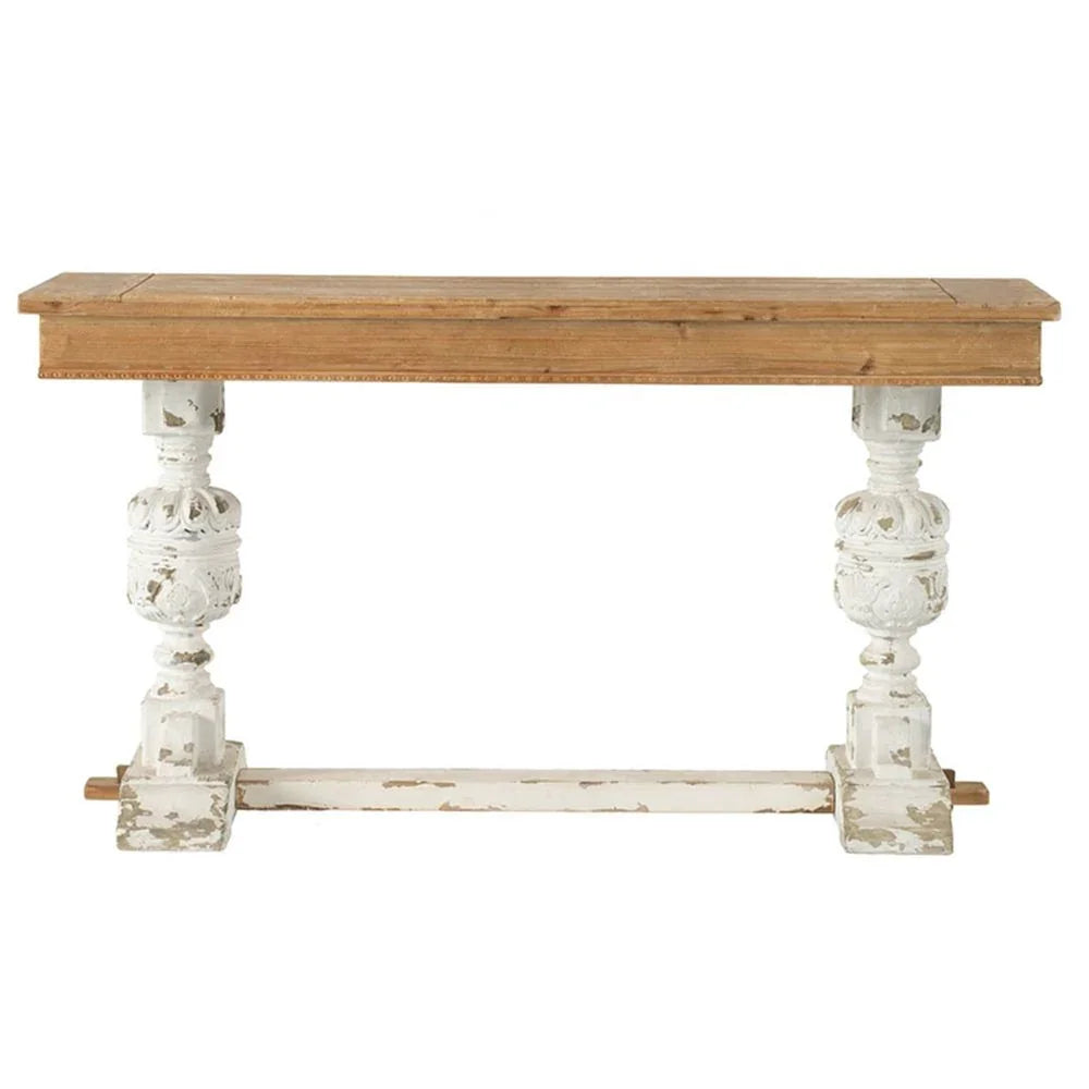Alcott - Buffet Table - Brown / Antique White - Furniture Home Direct