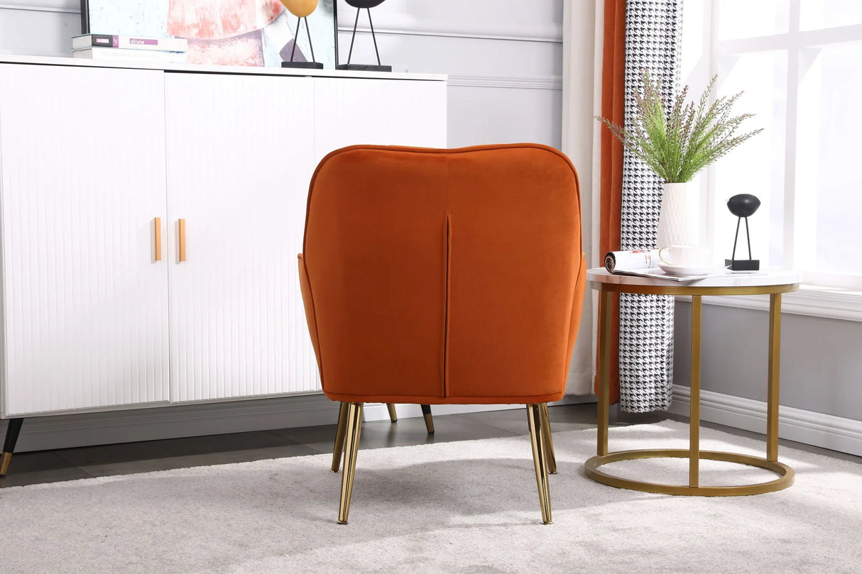 Modern Mid-Century Chair Tufted Sherpa Armchair For Living Room Bedroom Office - Furniture Home Direct