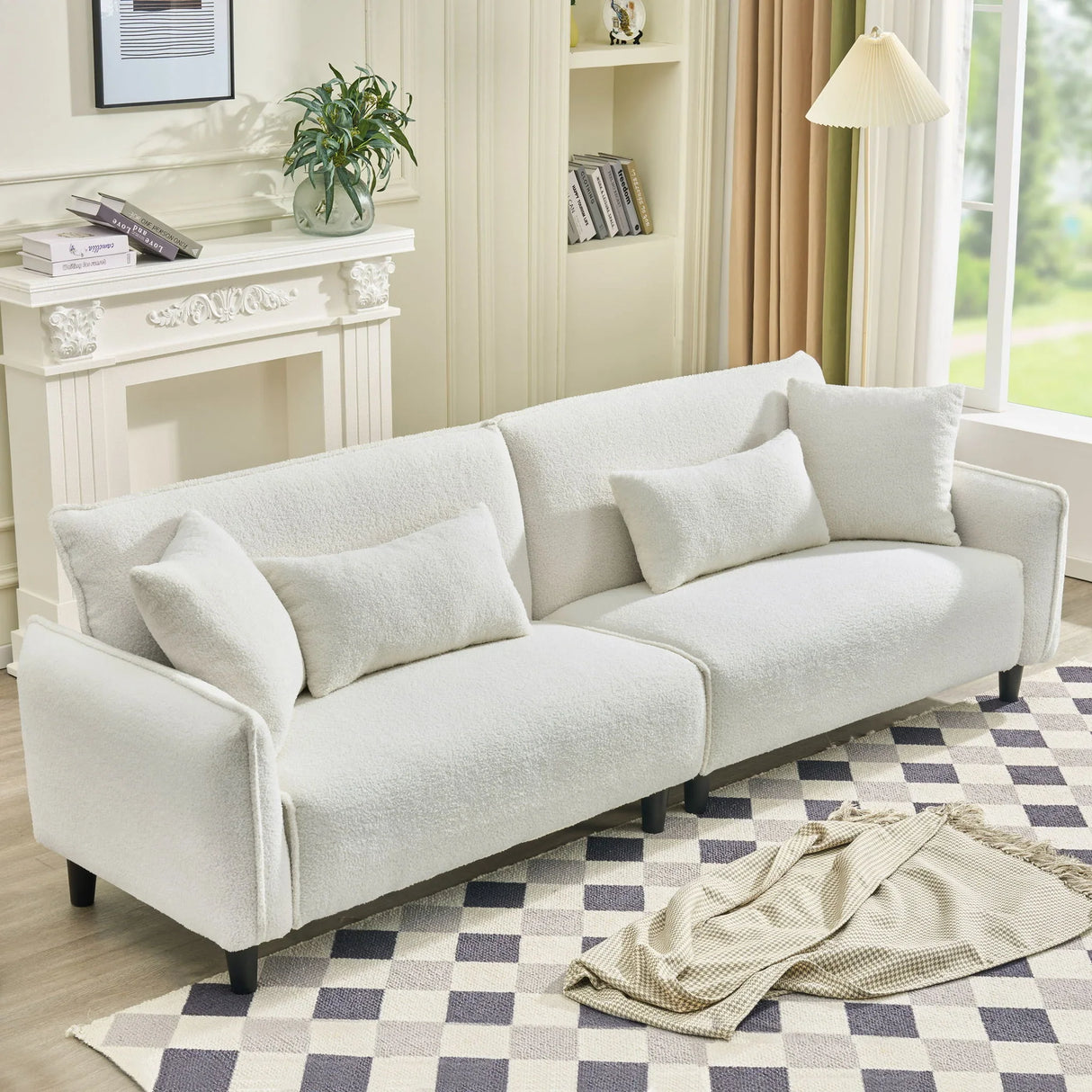 Teddy Velvet Sofa, Soft & Comfortable - Furniture Home Direct
