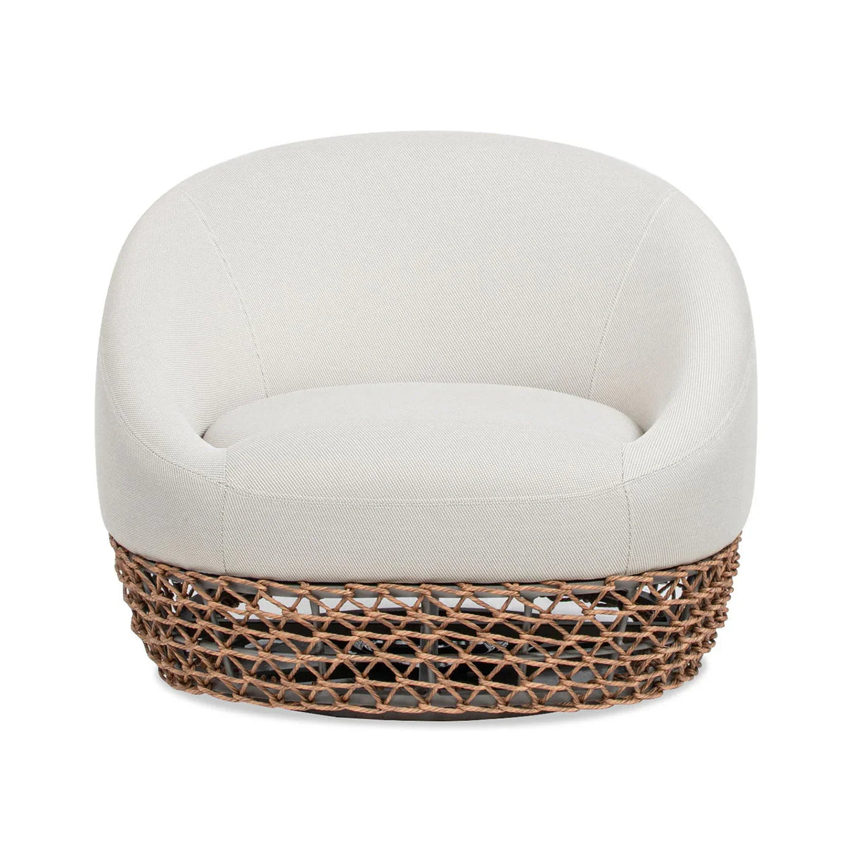 Willow - Upholstered Patio Deep Seating Armchair, Wicker Frame - Furniture Home Direct