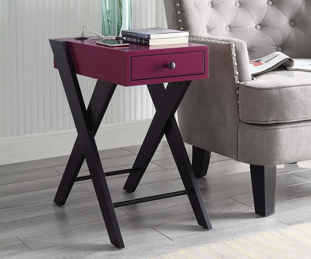 Fierce - Accent Table With Built - In USB Port - Furniture Home Direct
