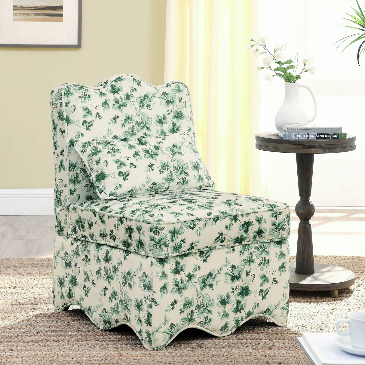 Stylish Flannel Dining Chair With Soft Cushion And Backrest - Furniture Home Direct
