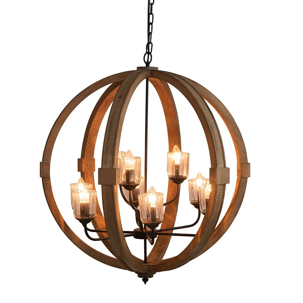 Chandelier, Hanging Light Fixture With Adjustable Chain For Kitchen, Bulb Not Included - Furniture Home Direct