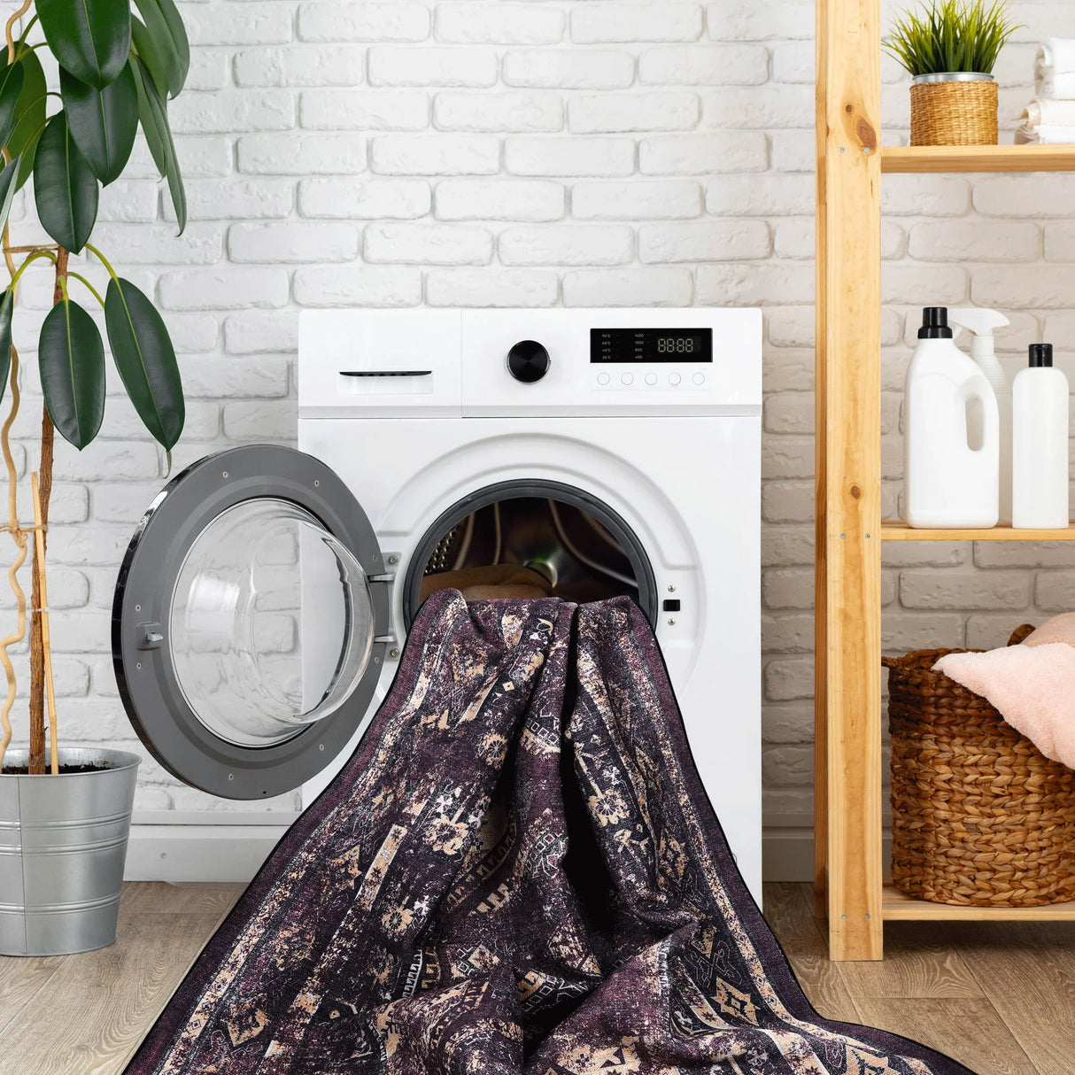 Maval - Trendy Area Rug, Washable - Furniture Home Direct