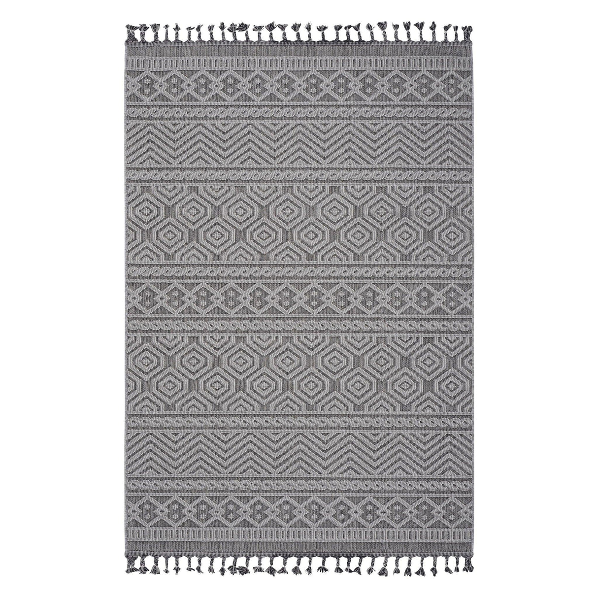Guros - Geometric Indoor / Outdoor Area Rug - Furniture Home Direct