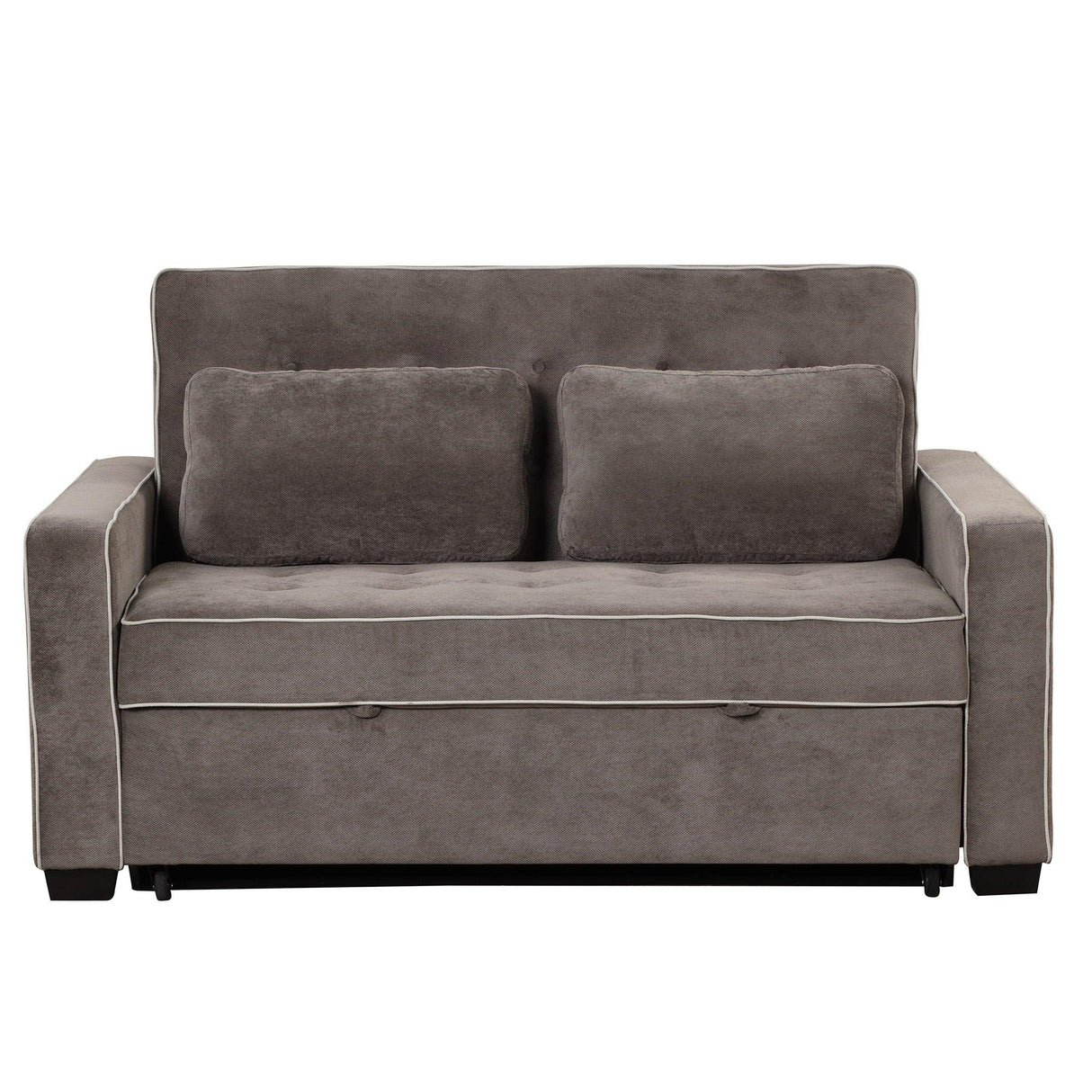 Upholstered Sleeper Bed Sofa With Dual USB Charging, Adjustable Backrest - Furniture Home Direct