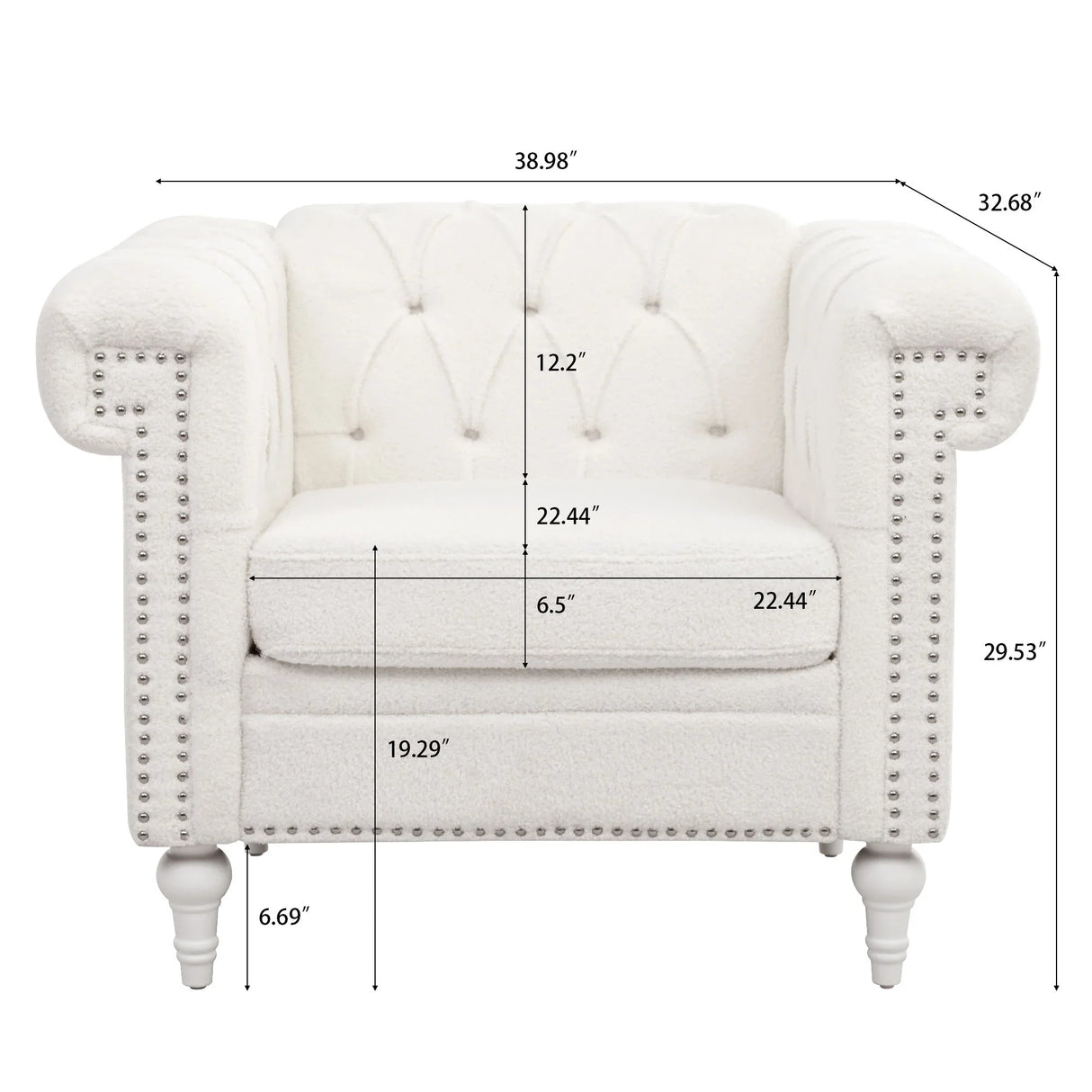 1 Seater Sofa Living Room - Furniture Home Direct