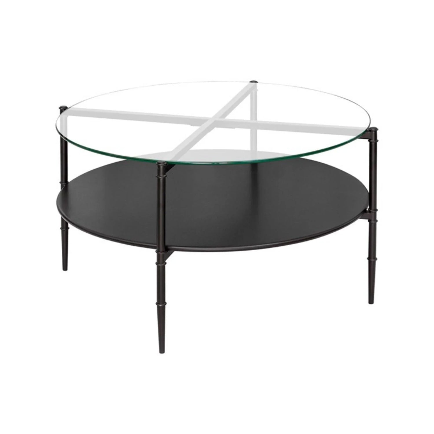 Caroline - Round Coffee Table - Black - Furniture Home Direct