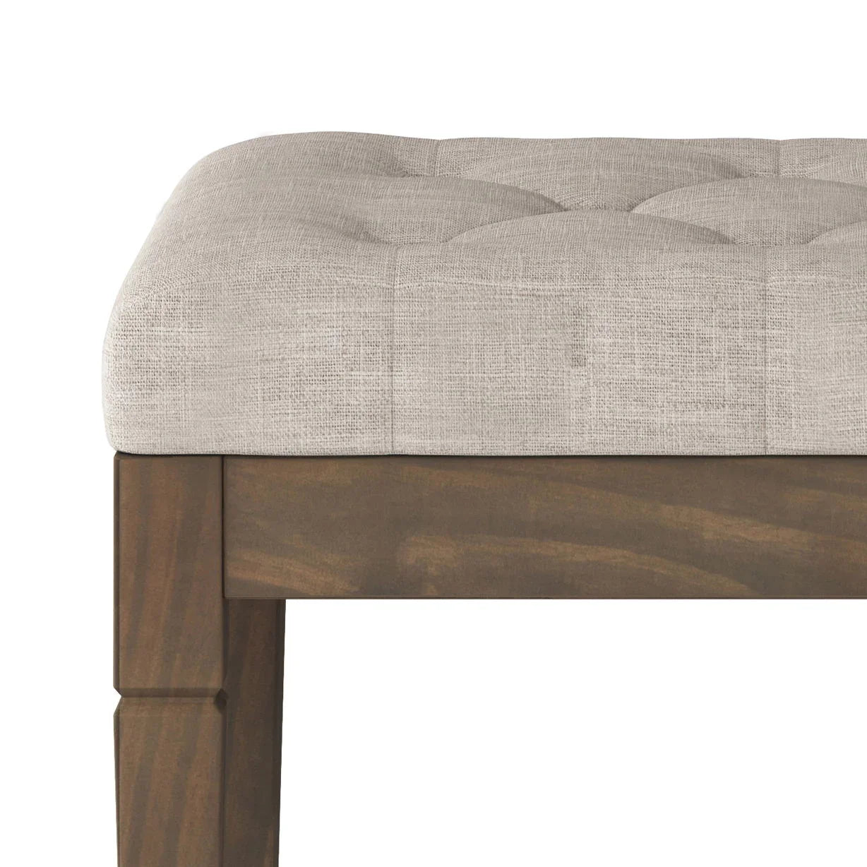 Waverly - Upholstered Tufted Ottoman Bench - Furniture Home Direct