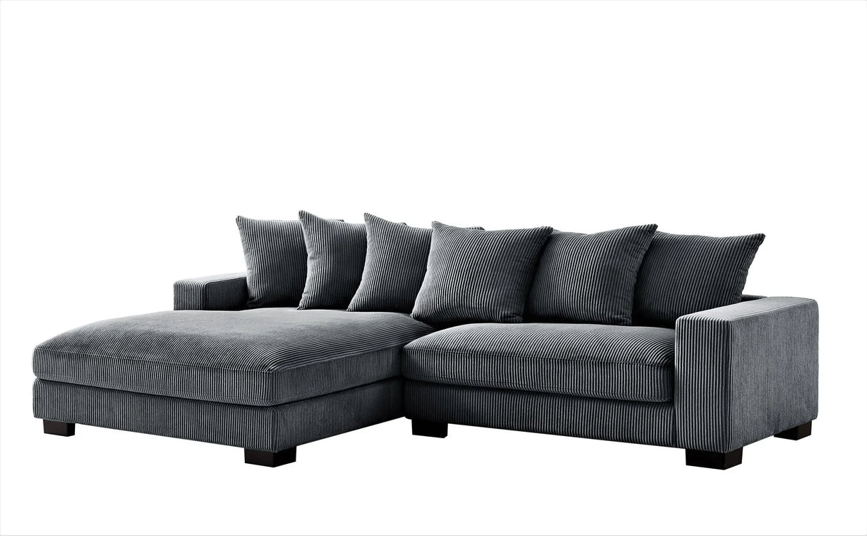 Luxe - Oversized 2 Piece Sectional Couches For Living Room, L Shaped Sofa With Chaise - Furniture Home Direct