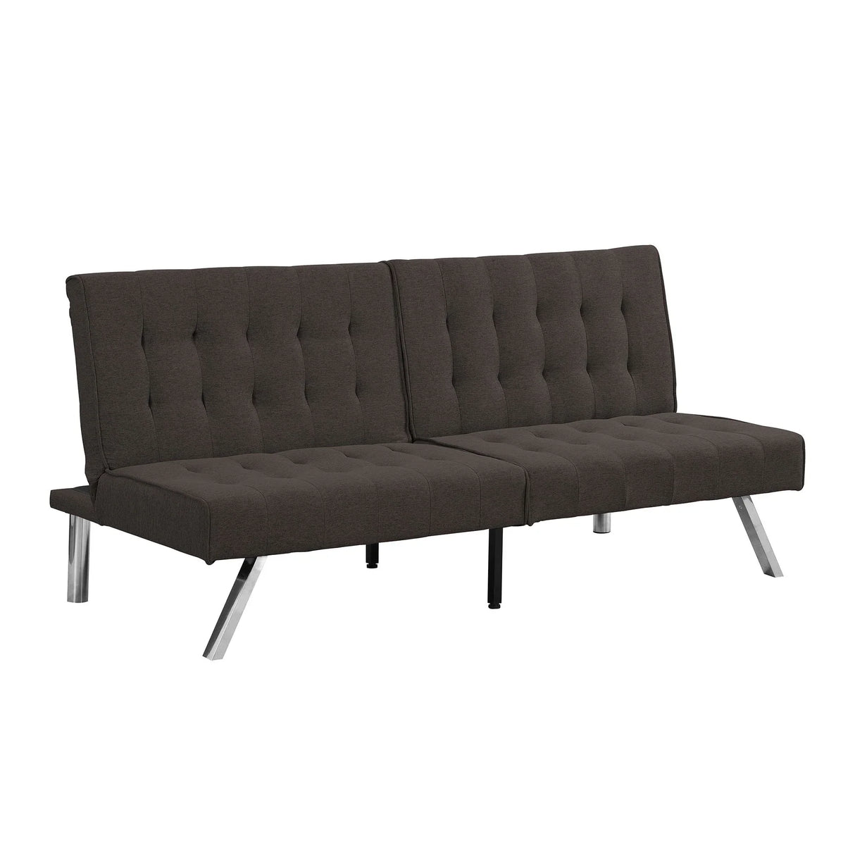 Modern Sofa Bed With Wood Frame And Stainless Legs - Furniture Home Direct