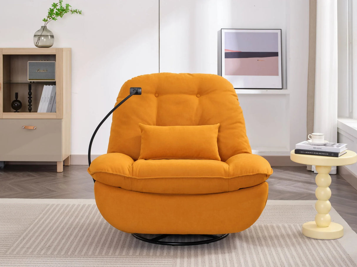 Power Recliner Swivel Glider USB Charger With Bluetooth Music Player, Sleep, Working, Game And Leisure - Furniture Home Direct