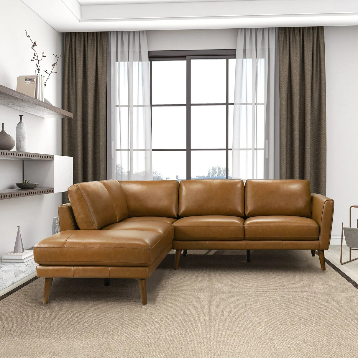 Benson - Sectional Sofa With Chaise - Furniture Home Direct
