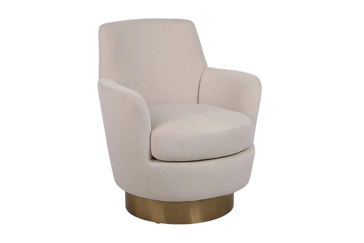 Teddy Swivel Barrel Chair, Swivel Accent Chairs Armchair For Living Room - Furniture Home Direct