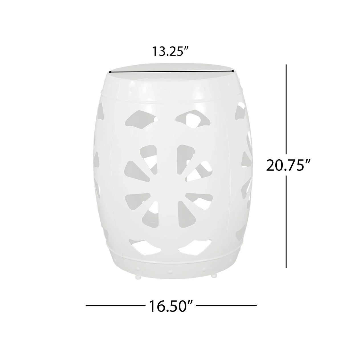 Large Metal End Table - Furniture Home Direct