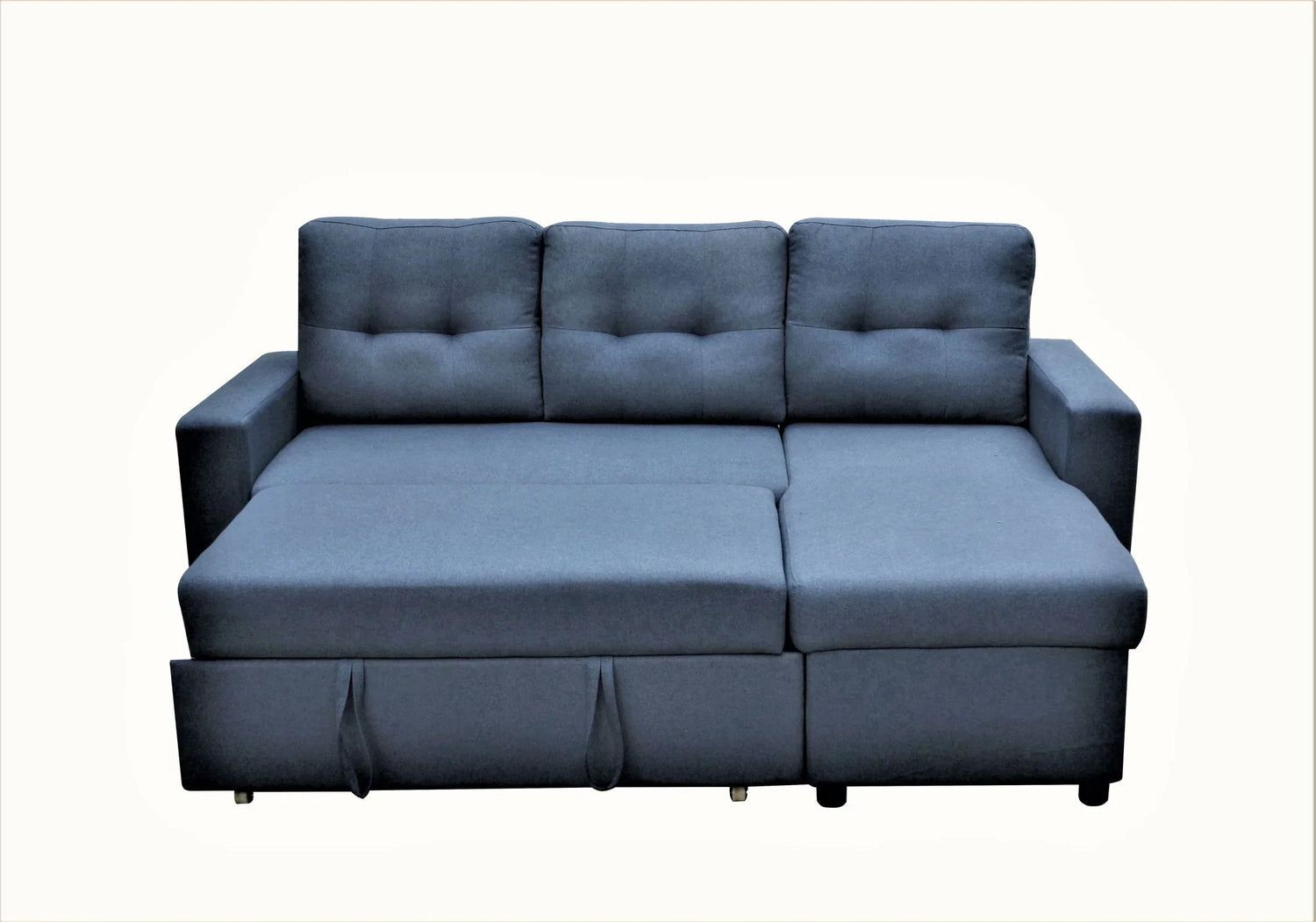 Convertible L Shaped Sectional Sleeper Sofa Bed, Saving Pull Out Couch - Furniture Home Direct